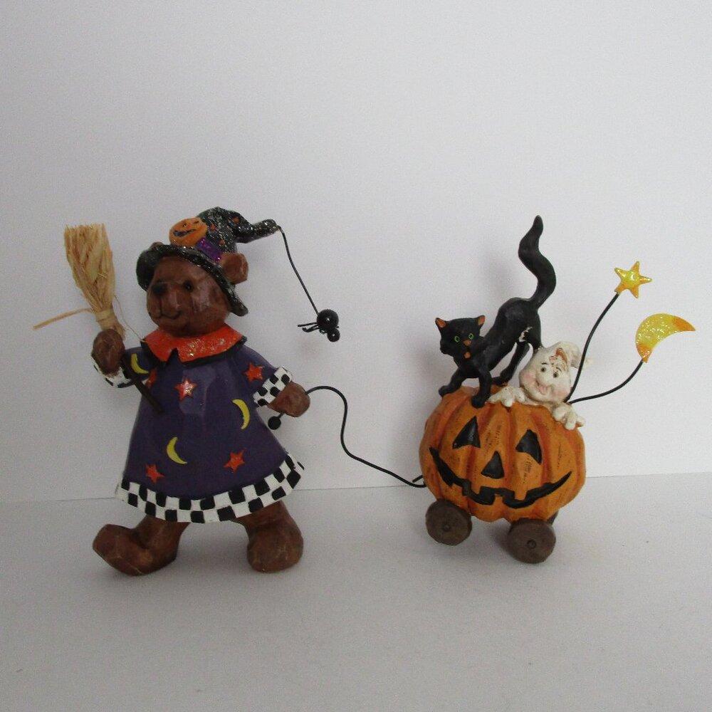 painted resin Halloween decoration